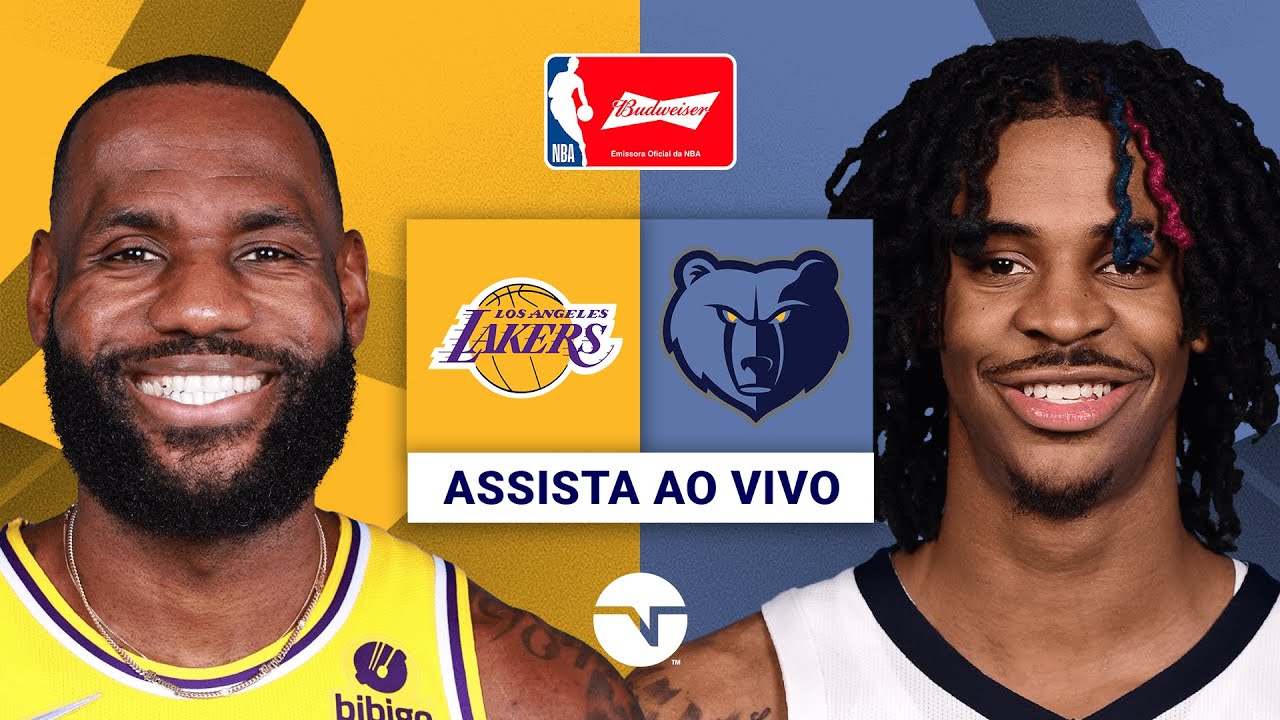 LEBRON JAMES EM QUADRA! LOS ANGELES LAKERS X MEMPHIS GRIZZLIES | NBA AO VIVO E COM IMAGENS