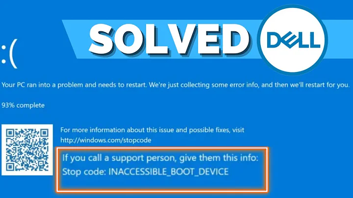 How to Fix 'Inaccessible Boot Device' Bluescreen on Dell Laptops | BSOD | Hobi IT Tutorial