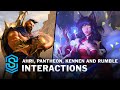 Ahri, Pantheon, Kennen and Rumble - Card Special Interactions | Legends of Runeterra