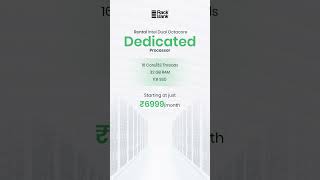 High Performance Dedicated Servers Starting at ₹6999/Month | RackBank