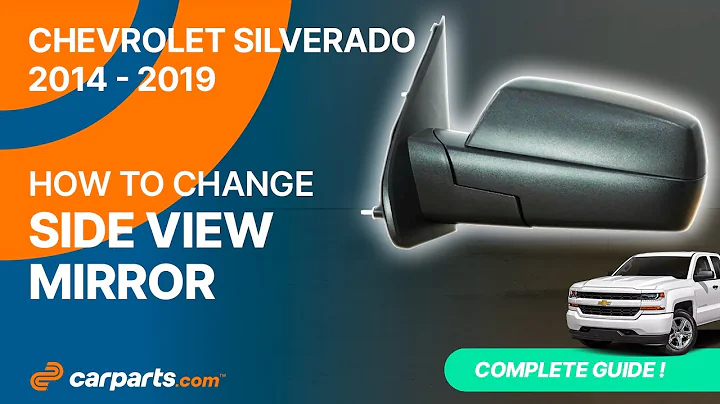 How to replace the Side View Mirror 2014 - 2019 Chevrolet Silverado  🚗