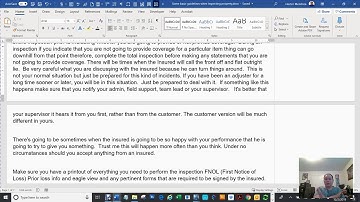 3 Some Basic Guidelines When Inspecting Property As An Independent Adjuster (Xactimate)