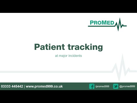 ProMed - Webinar: Patient tracking at major incidents