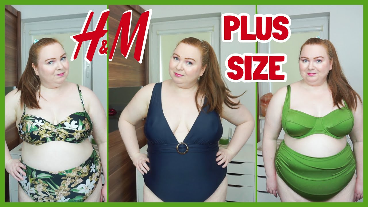 H&M STROJE KĄPIELOWE BIKINI PLUS SIZE mierzymy YouTube