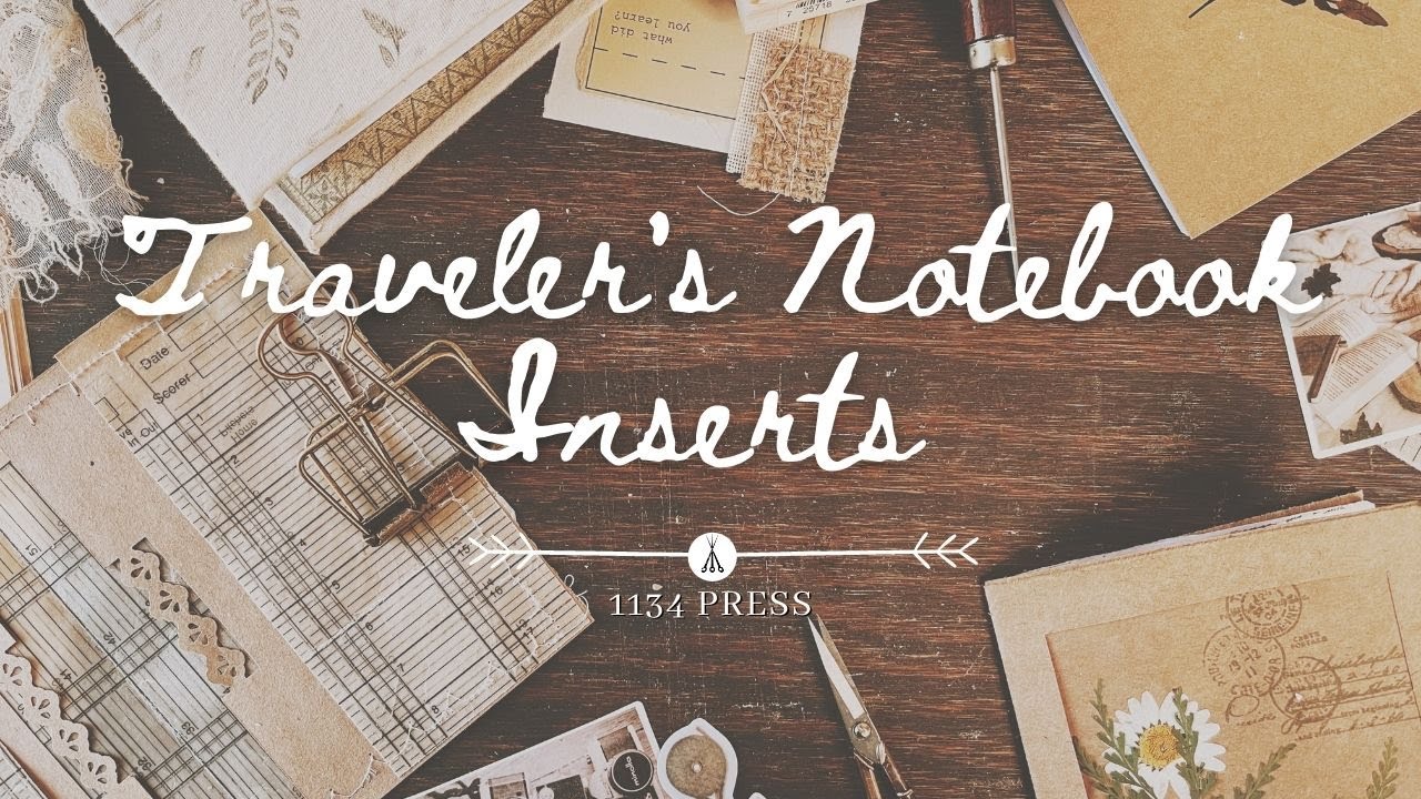 2 Styles of Traveler's Notebook DIY Inserts | TN Ideas - YouTube