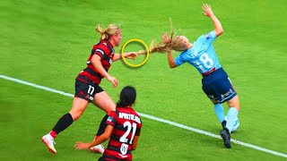 مواقف خجولة ومضحكة في كرة القدم النسائية | لقطات صادمة ومحرجة..!! 😱🔥