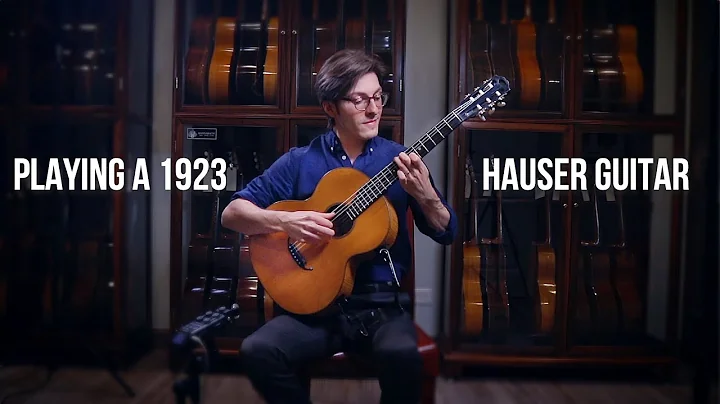 Playing a 1923 Hauser Guitar!