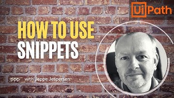 How to use Snippets in UiPath - Tutorial