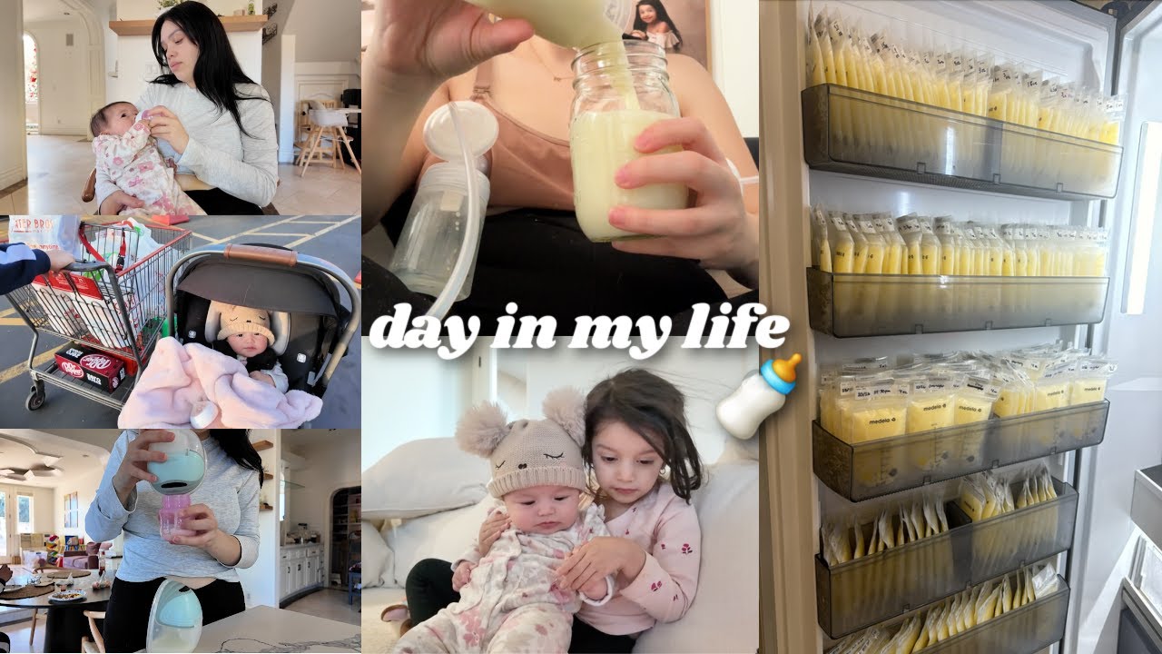 День из моей жизни | Мама двоих детей, сцеживание и т.д. 🐮