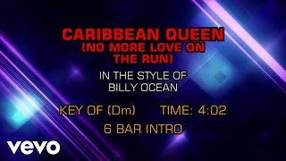 Video thumbnail of "Billy Ocean - Caribbean Queen (No More Love On the Run) (Karaoke)"