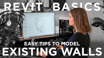 Revit Architecture: Easy Tips to Model Existing Walls | BIM Modeling