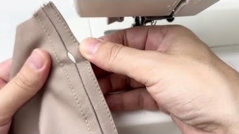 ✅👍With this technique, you don’t need a buttonhole sewing machine