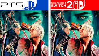 Devil May Cry 5 | Switch 2 vs PS5 | Graphics Comparison