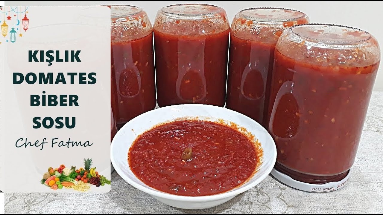 KAPYA BİBERLİ KIŞLIK DOMATES SOSU KONSERVESİ NASIL YAPILIR | KIŞLIK HAZIRLIKLAR | YEMEK TARİFLERİ