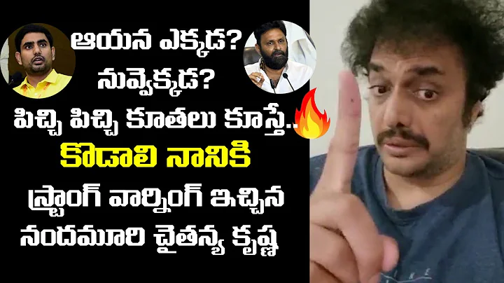 Nandamuri Chaitanya Krishna Strong Punch to Kodali...