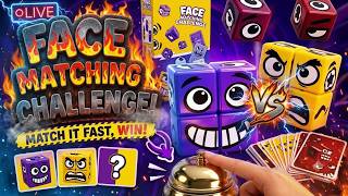🎲 FACE MATCHING PUZZLE CHALLENGE I 😱 Can You Match It Faster ❓ I LIVE 🔴 screenshot 3