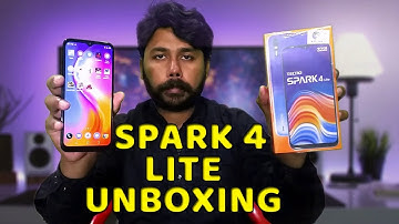 tecno spark 4 lite unboxing