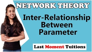 Inter-Relationship Between Parameter in Hindi | Network Theory
