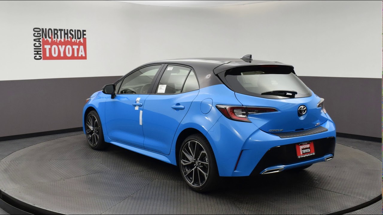 2020 BLUE FLAME WITH MIDNIGHT Toyota Corolla Hatchback Hatchback # ...