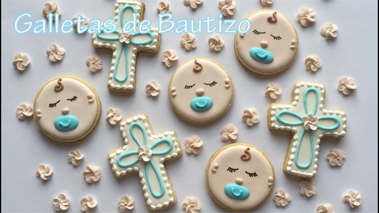 Set de 8 Galletas Decoradas Mi Bautizo: Dulzura Personalizada