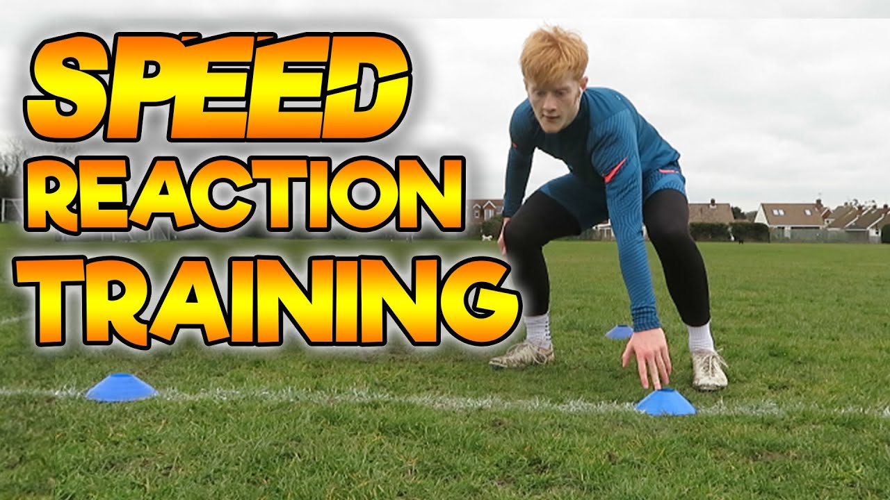 INDIVIDUAL SPEED REACTION TRAINING... (4 Football Training Drills to