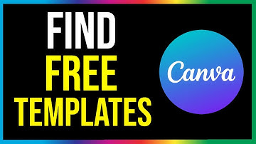 How to Find Free Templates on Canva (EASY)