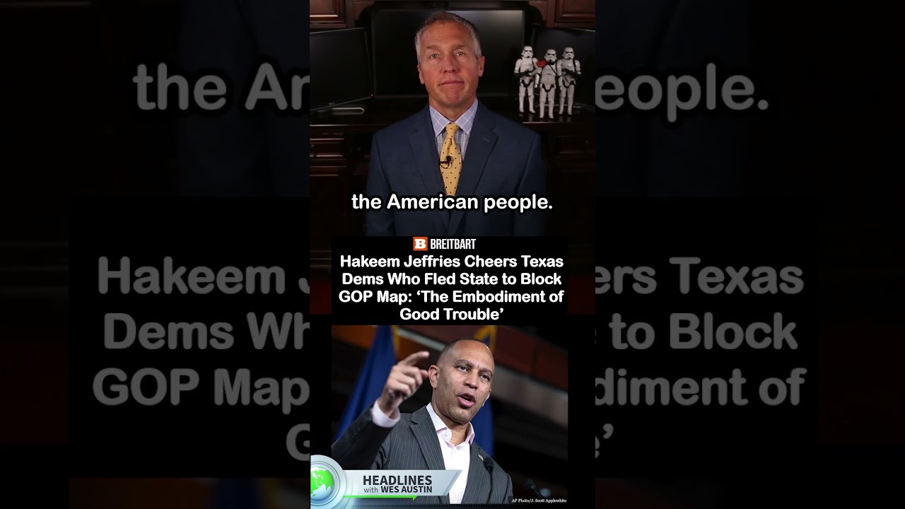 Hakeem Jeffries Says Texas Democrats Who Fled Have Republicans Running Scared Gregabbott