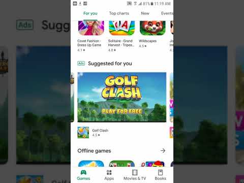 Google Play Store Video Ads