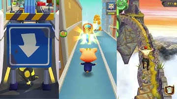 CAT RUNNER vs TOM DASH vs TEMPLE RUN 2 Ultimate Endless Running Gameplay | Android &  iOS Games 2025