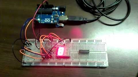 Single 7 Segment of a dual 7 Segment LED display
