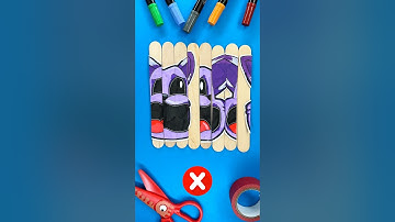 Solving Paper Craft Puzzle with CatNap by Smiling Critters 💜#catnap #papercraft #puzzle #puzzlegame