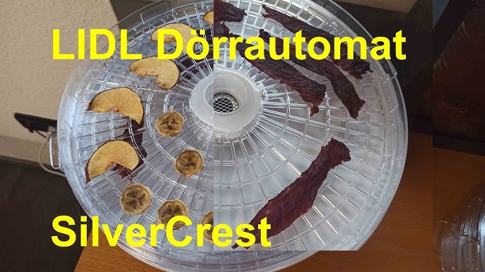 SilverCrest Food Dehydrator SDA 350 A2 REVIEW (Lidl 350W 40°C 70°C 5 trays)  - YouTube