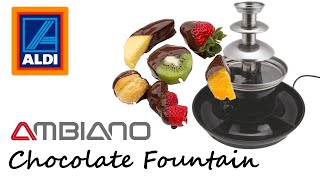 Aldi Specialbuys - Ambiano Chocolate Fountain - The fountain of youth!