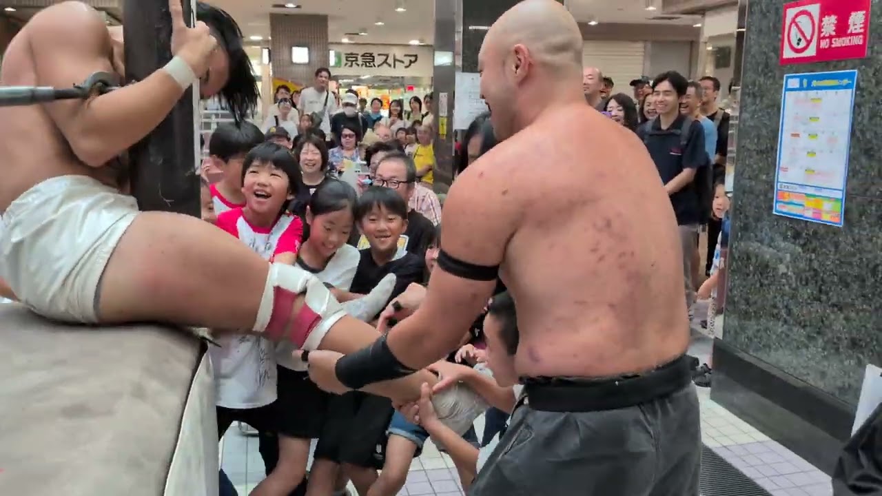 【商店街プロレス】関茂隆真VS菊田一美プララ杉田商店会