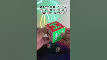 Letter “H” on a 7x7 Cube! #shorts