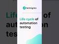 Life cycle of automation testing