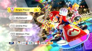 Playing Mario Kart 8 Deluxe