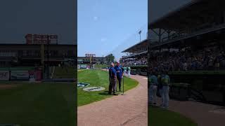 National Anthem Duet, South Bend Cubs MiLB 08/03/2025