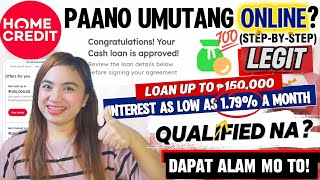 APPROVED & RECEIVED AGAD SA HOME CREDIT CASH LOAN 100% ONLINE | PAANO UMUTANG?   DAPAT ALAM MO TO!