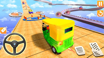 Tuk Tuk Auto Rickshaw New Driving Games 2021 | Impossible Tracks Tuk Tuk Racing 3D–Android Gameplay
