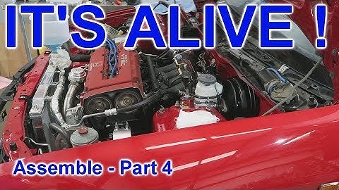 INTEGRA BUILD-  assemble Part 4 , IT RUNS !!!!