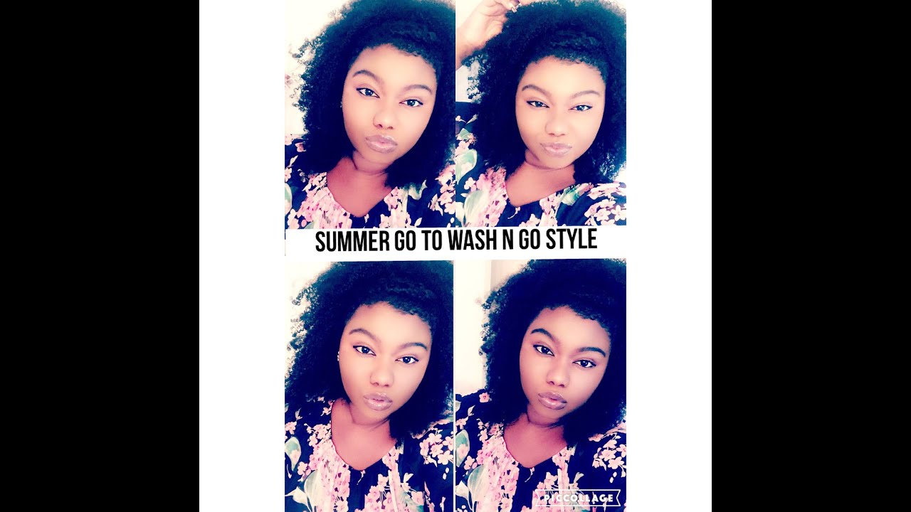 Summer Wash-N-Go Style | Summer Collab Video - T. Jillian