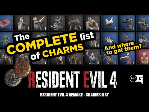 Resident Evil 4 Remake charm list: How to get them and what they