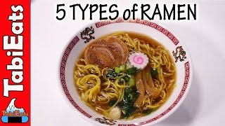 5 Ramen Types YOU SHOULD KNOW