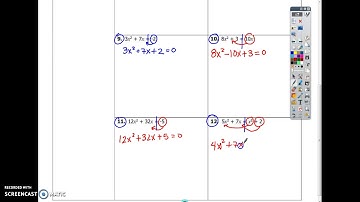 A.8A Solve by Factoring Day 2