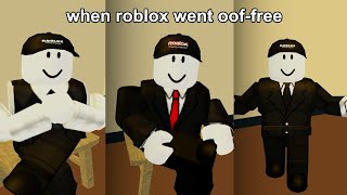 roblox after refusing to pay for the oof sound effect - honest reaction meme