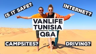 Is it SAFE here? Your Vanlife Tunisia questions answered LIVE! Vanlife Q&amp;A