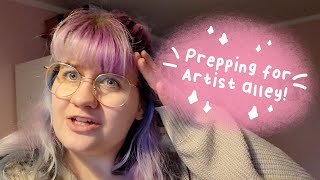 STUDIO VLOG 11 ✿ Making stickers, bookmarks and setting up a market stall!