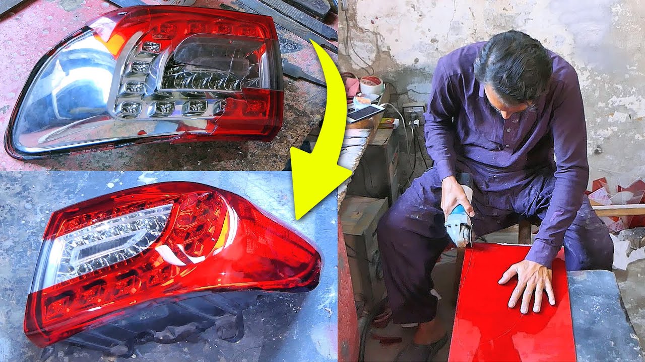 Car tail light cover replacement with amazing skill  Car tail light  repairing with very basic tools 