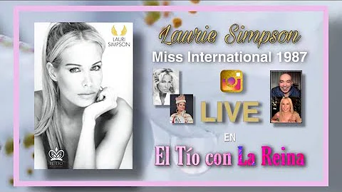 Laurie Simpson Miss International 1987 en El To co...